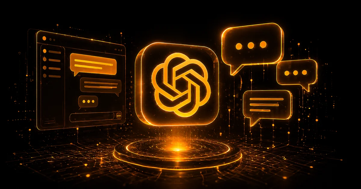ChatGPT Plus Test 2026 - KI-Chat-Interface mit goldenem ChatGPT-Logo