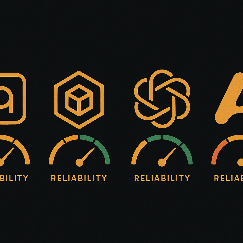KI-Modellvergleich: Reliability-Meter fuer verschiedene KI-Modelle